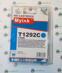 Картридж для (T1292) EPSON St SX420/525/620/Office BX305/525 син (10ml, Pigment) MyInk