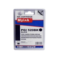 Картридж для CANON PGI-520BK PIXMA iP3600/ iP4600/ MP540/ MP620/ MP630/ MP980 ч (16ml, Pigment) MyInk